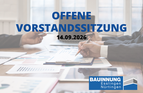 Einladung zur offenen Vorstandssitzung am 14.09.2026